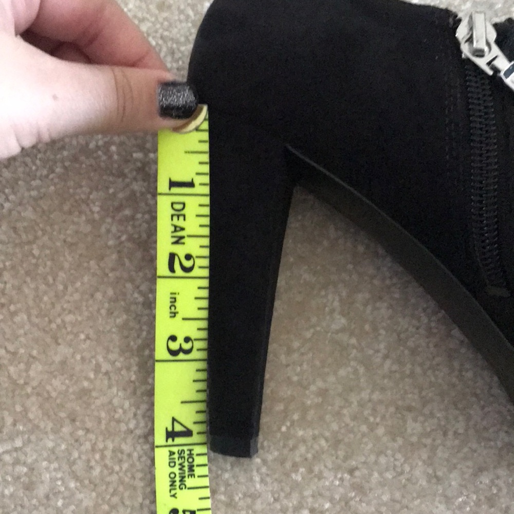 Marc Fisher Black Suede Booties - Picture 6 of 8